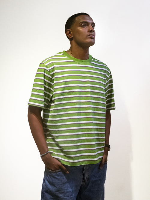 Green Striped Tee