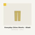 Everyday Chino Shorts – Khaki